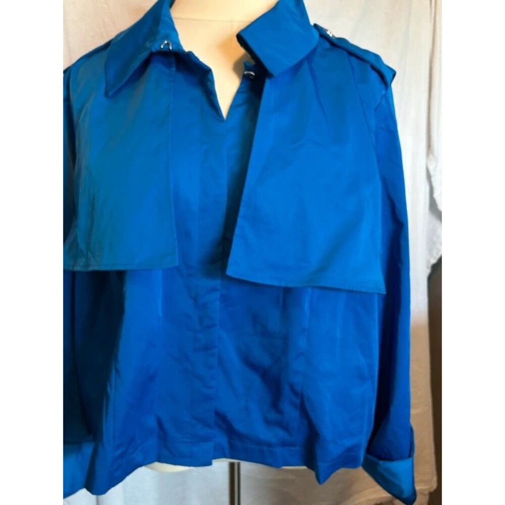 Women’s Blue  Cropped Jacket